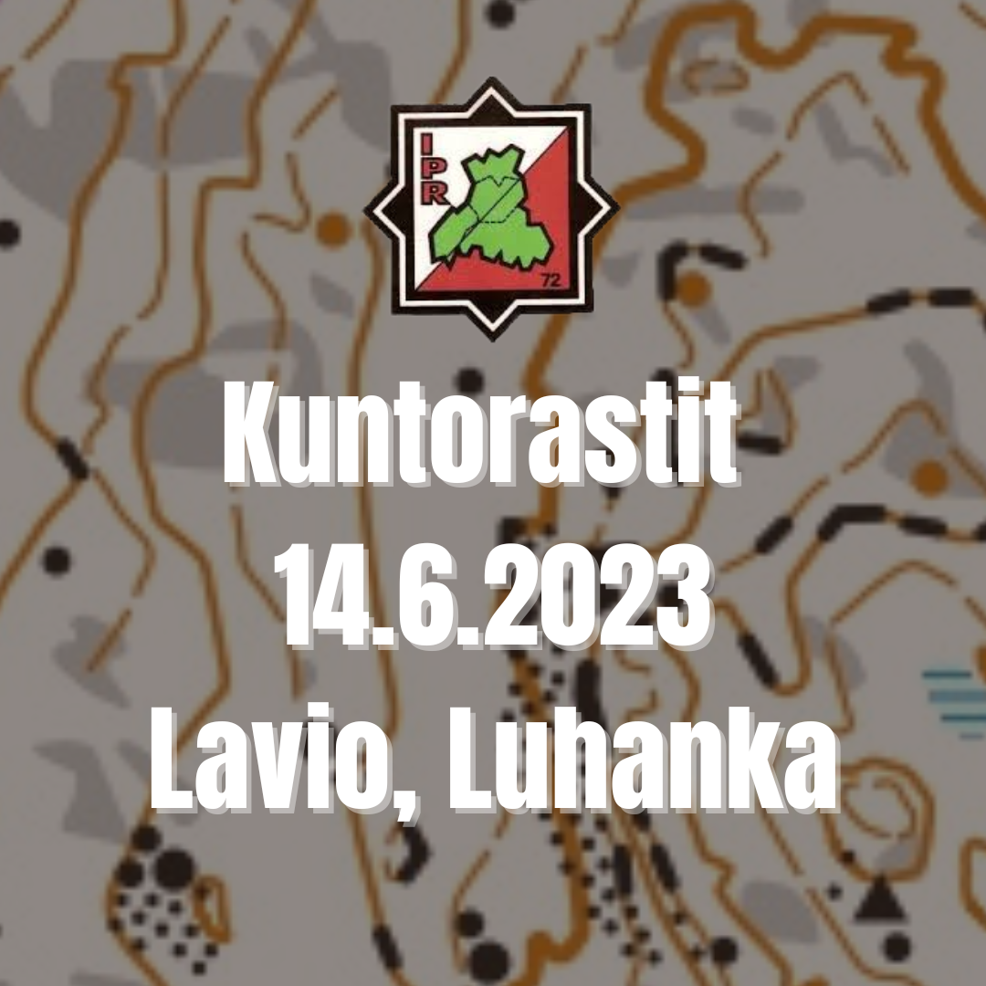 Kuntorastit Lavion upeissa maastoissa ke 14.6.2023