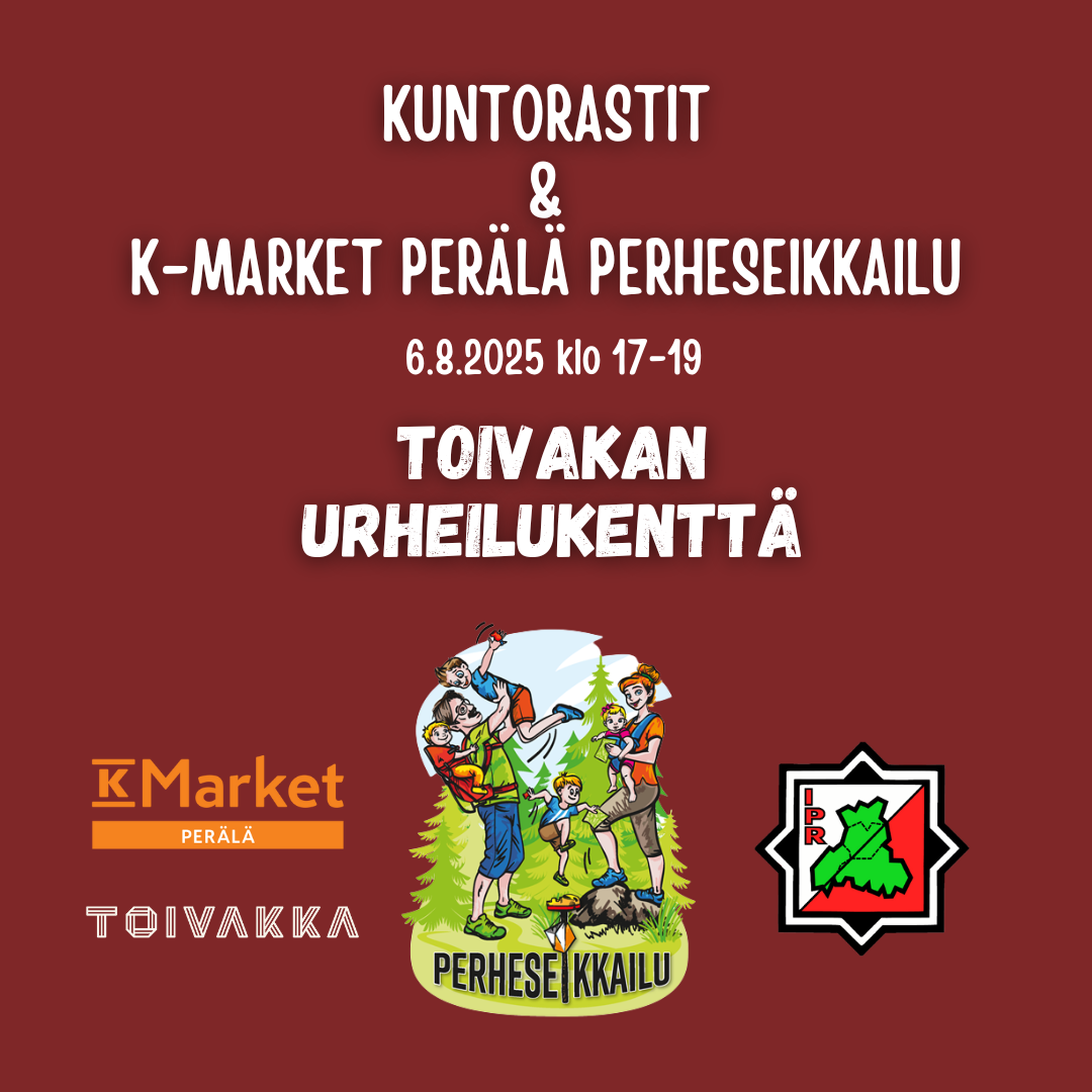 Paikkalanvuoren kartan avajaisrastit ja IPR x K-Market Perälä Perheseikkailu keskiviikkona 6.8. klo 17-19
